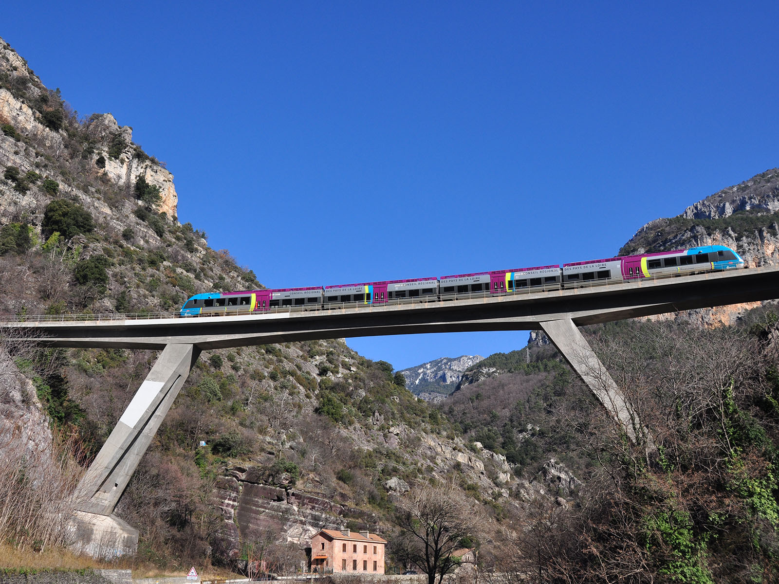 PLM railway works of Breil sur Roya PLM former national railway